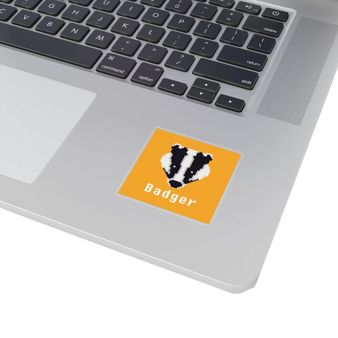 Badger Symbol Sticker