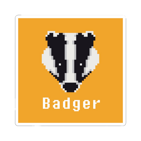 Badger Symbol Sticker