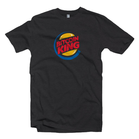 Black Bitcoin King Tee