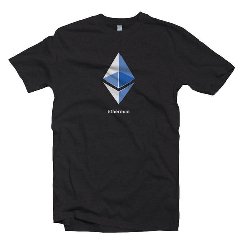 Black Blue Ethereum ETH Logo Tee