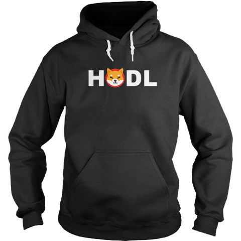 Black HODL Shiba Inu Hoodie