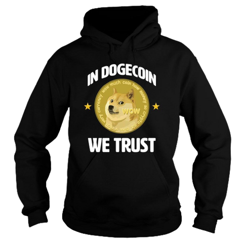 Black In Doge Coin We Trust Hoodie