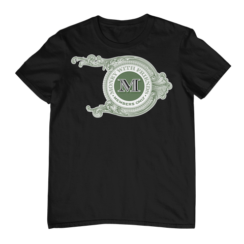 Money with Friends Crest Tee