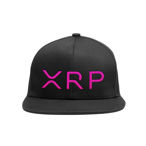 Black Pink XRP Snapback Hat