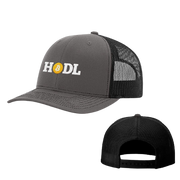 Charcoal Black HODL Bitcoin Trucker Hat