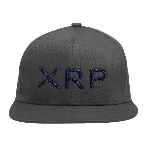 Gray Navy XRP Snapback Hat