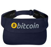 Navy Bitcoin Visor