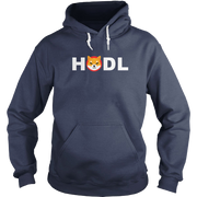 Navy HODL Shiba Inu Hoodie