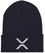 Navy XRP Logo Beanie Hat
