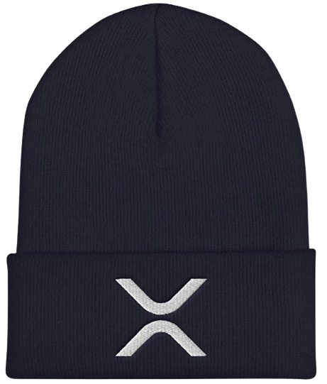 Navy XRP Logo Beanie Hat