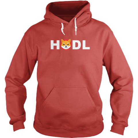 Red HODL Shiba Inu Hoodie