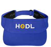 Royal Blue HODL BTC Visor