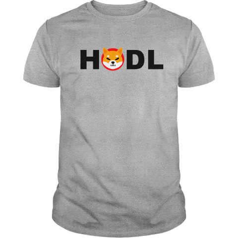 Sport Gray HODL Shiba Inu Tee
