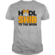 Spor tGray HODL Shiba Inu To The Moon Tee