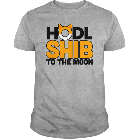 Spor tGray HODL Shiba Inu To The Moon Tee