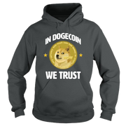 Sport Gray In Doge Coin We Trust Hoodie