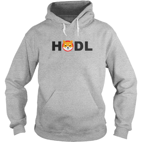 Spor tGrey HODL Shiba Inu Hoodie