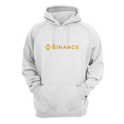 White Binance BNB Hoodie