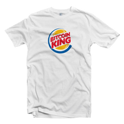White Bitcoin King Tee