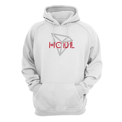 White Tron TRX HODL Hoodie
